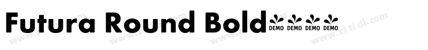 Futura Round Bold字体转换
